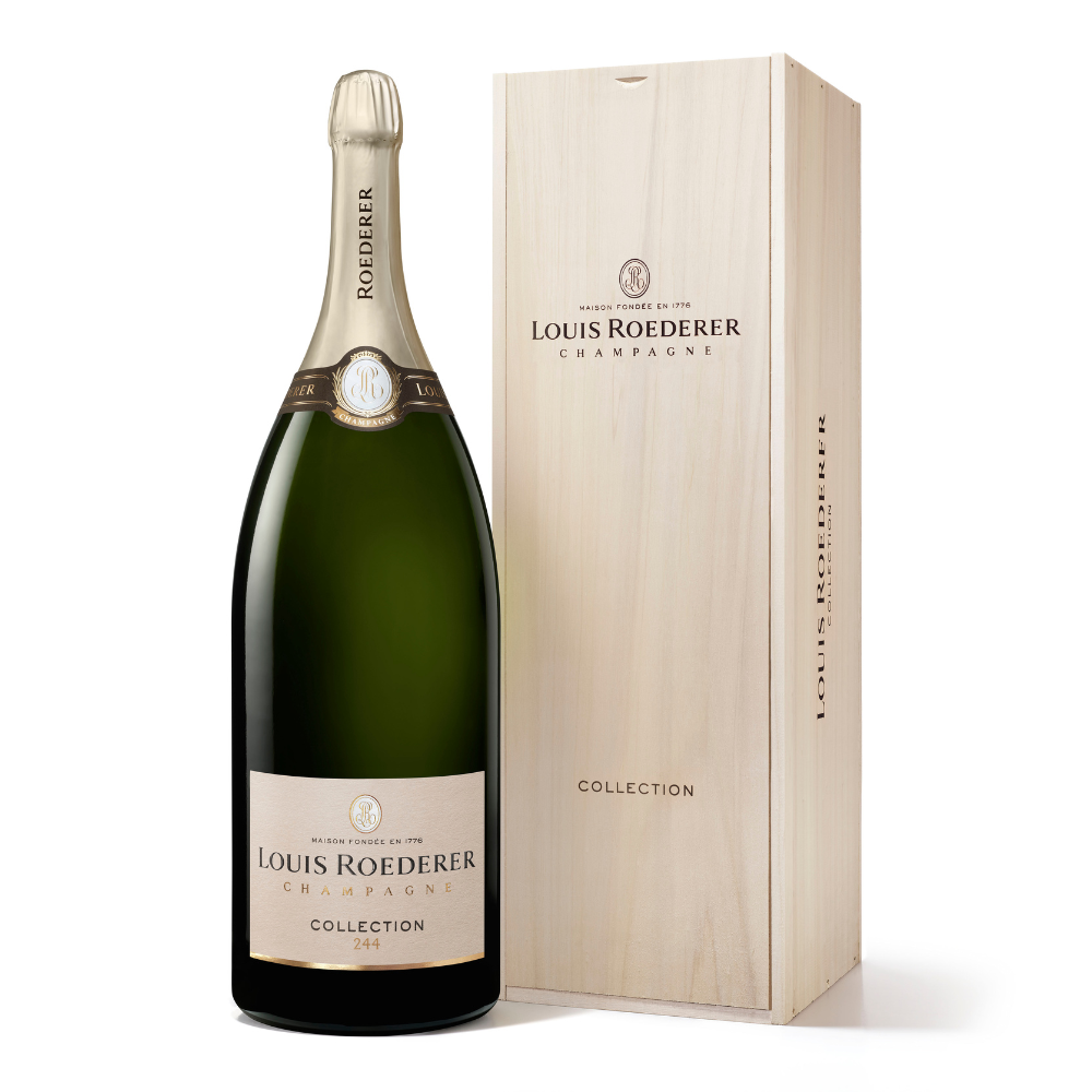 Louis Roederer Collection 244 Brut MV 3000ml (Wooden Gift Box) Champagne - Grand Vin Pte Ltd
