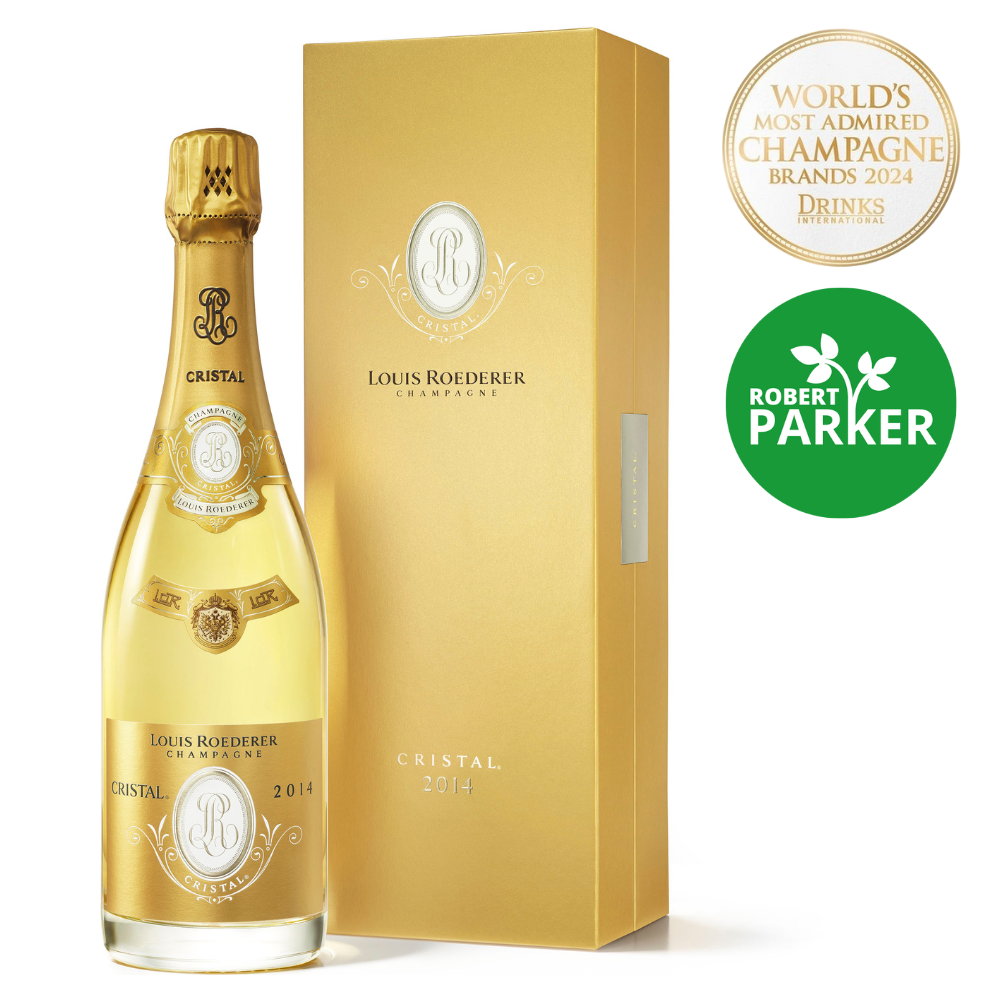 Louis Roederer Cristal Brut (Giftbox) 750ml Champagne Wine - Grand Vin Pte Ltd