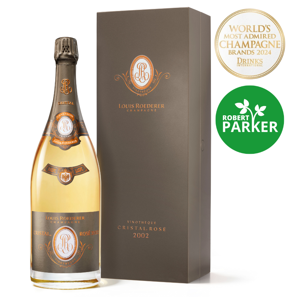 Louis Roederer Cristal Rosé Vinotheque Rose 1500ml Champagne Wine - Grand Vin Pte Ltd