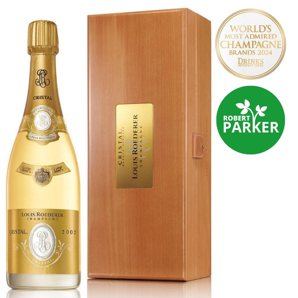 Louis Roederer Cristal Brut (Wooden Gift Box) 6000ml – Grand Vin Louis Roederer Cristal Brut (Wooden Gift Box) 6000ml – Grand Vin