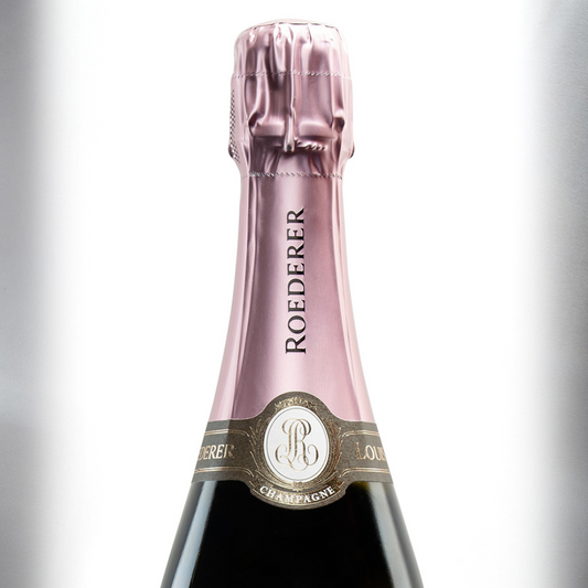 Louis Roederer Brut Rose wine label