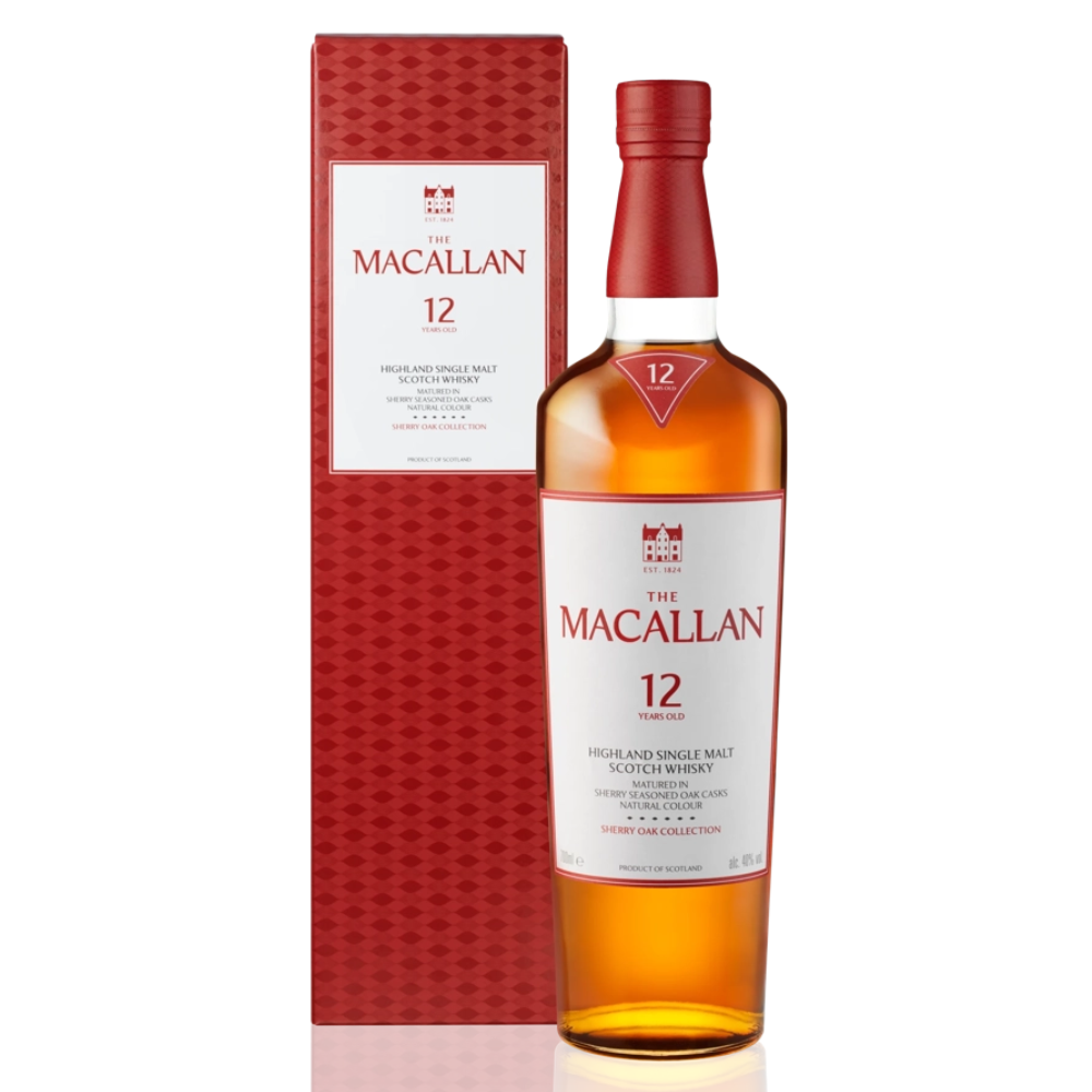Macallan Sherry Oak 12 Years Old (2025 Release) 700ml Scotch Whisky