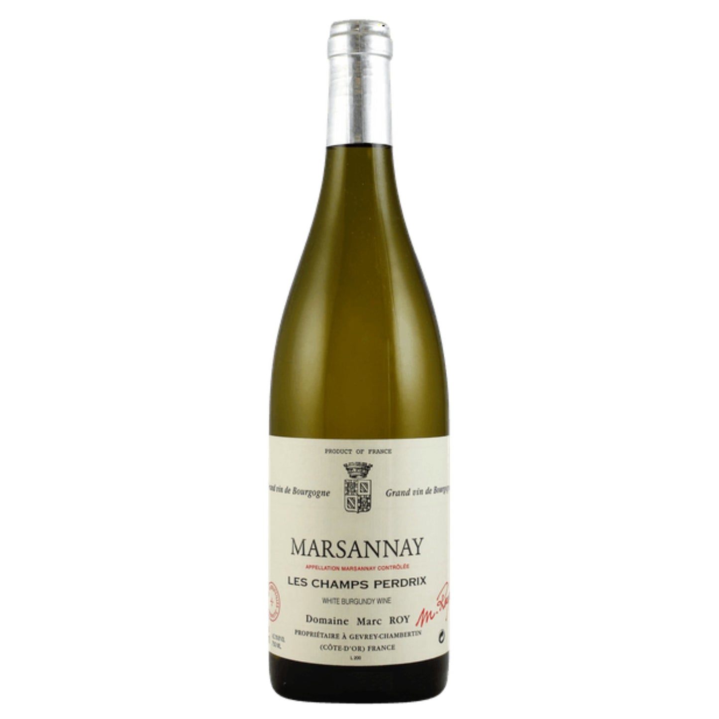Domaine Marc Roy Marsannay Les Champs Perdrix 750ml Burgundy White Wine - Grand Vin Pte Ltd