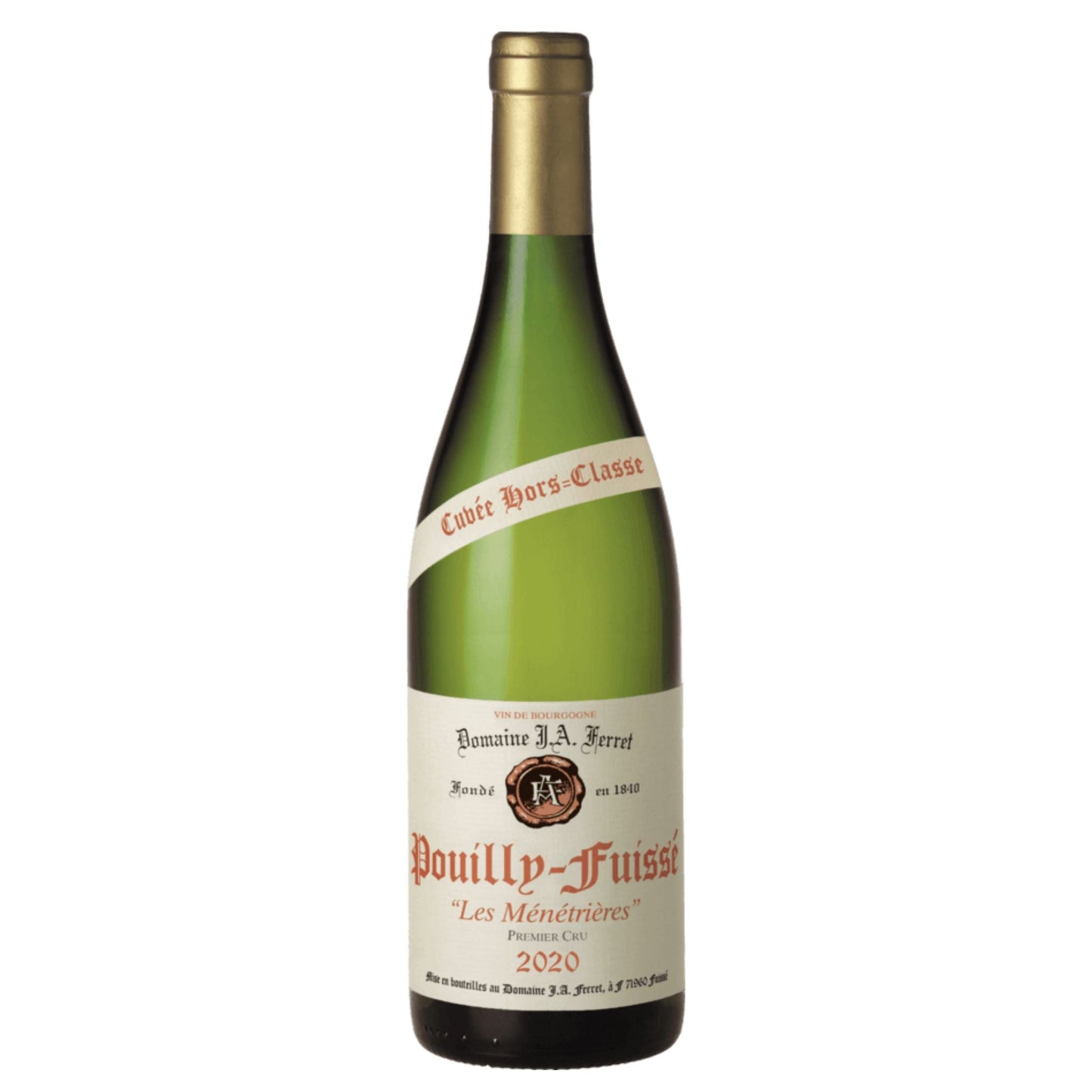 J.A. Ferret Pouilly-Fuisse Hors Classe Les Menetrieres 750ml Burgundy White Wine - Grand Vin Pte Ltd