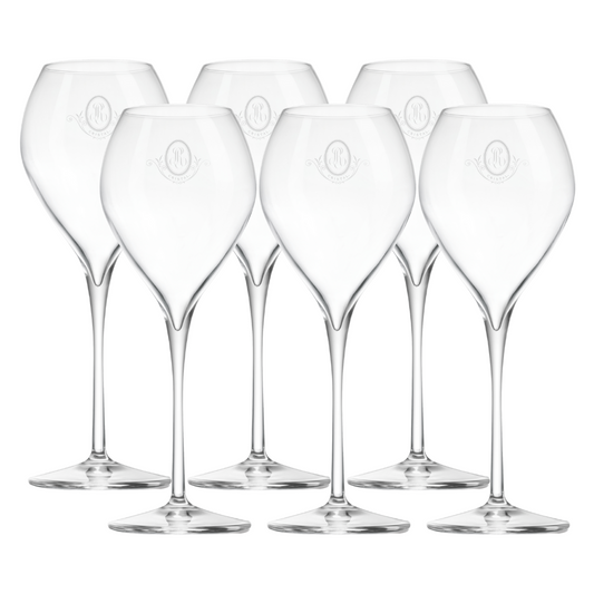 Louis Roederer Champagne Cristal Tulip Flutes (41cl) (Pack of 6) - Grand Vin Pte Ltd