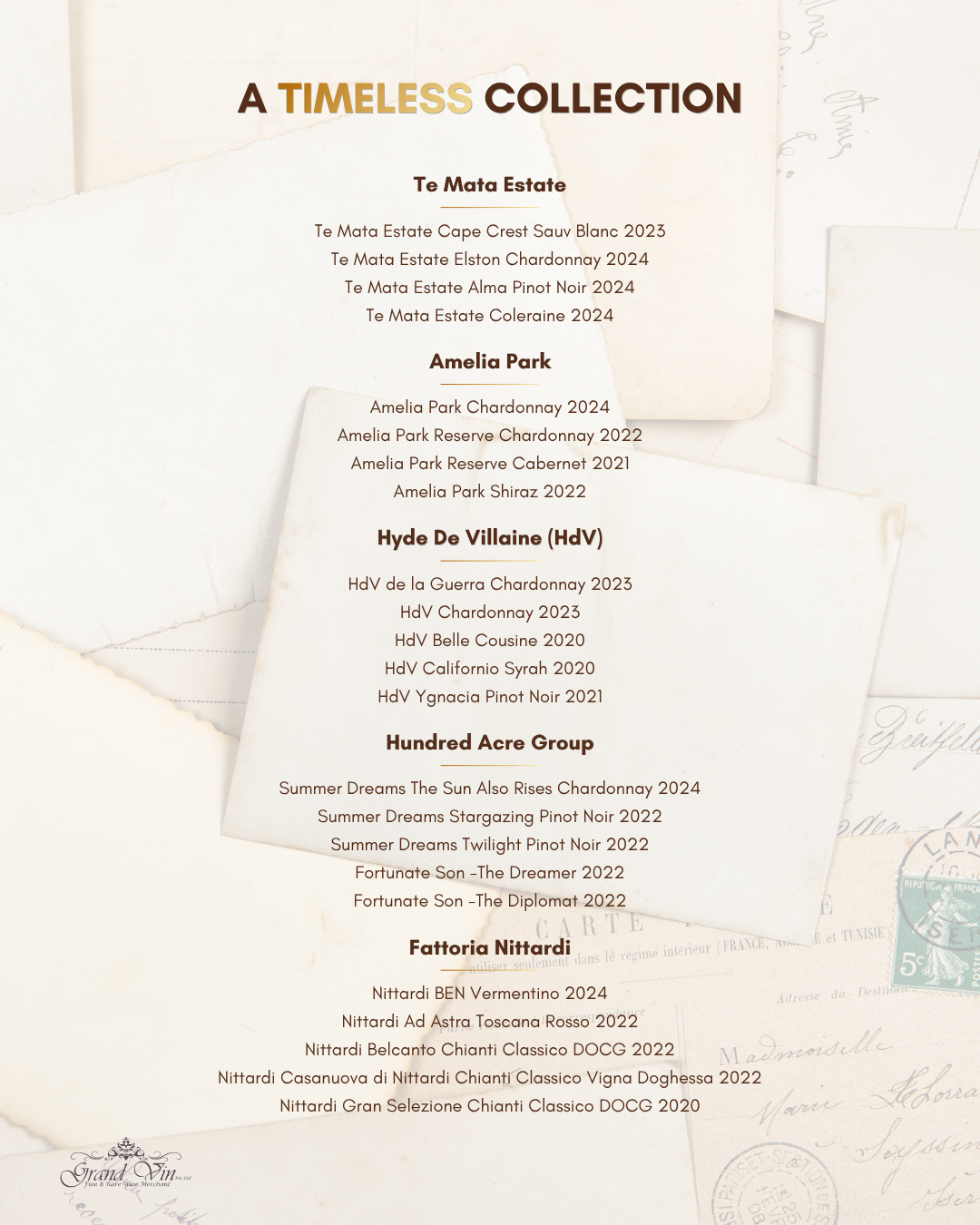 [19 Nov] A Timeless Collection - 30 years Anniversary Portfolio Tasting at Amara Singapore