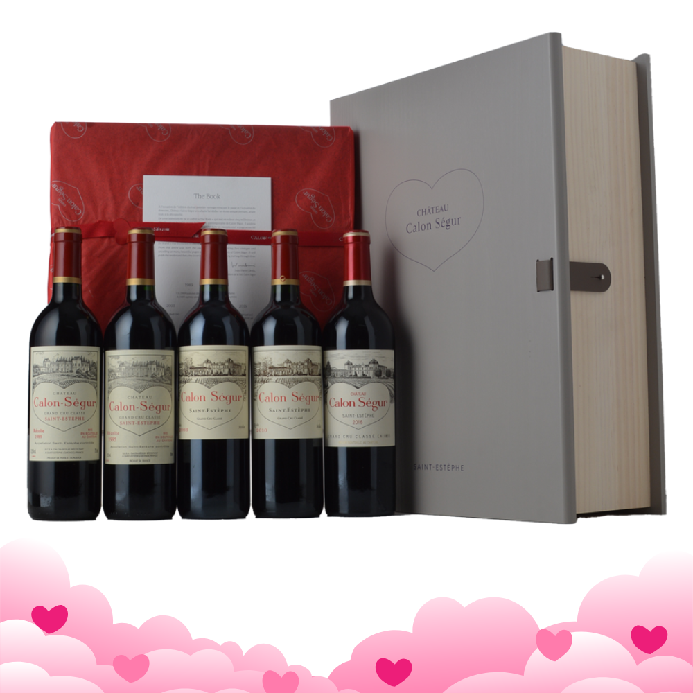 Calon Ségur The Book (1989-1995-2003-2010-2016) 750ml x6 For Valentine Day - Grand Vin Pte Ltd