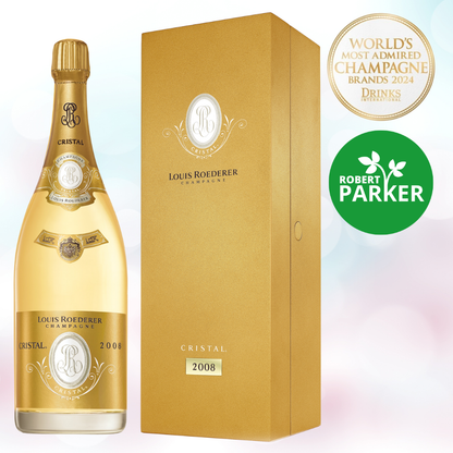 Louis Roederer Cristal Brut (Giftbox) 1500ml Champagne Wine - Grand Vin Pte Ltd