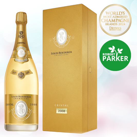 Louis Roederer Cristal Brut (Giftbox) 1500ml Champagne Wine - Grand Vin Pte Ltd