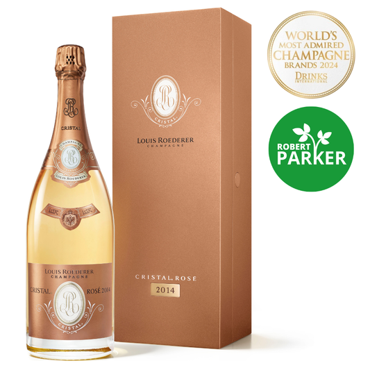 Louis Roederer Cristal Rose (Gift Box) 1500ml Champagne - Grand Vin Pte Ltd