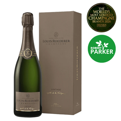Louis Roederer Brut Vintage Late Release Deluxe Giftbox 750ml Champagne - Grand Vin Pte Ltd
