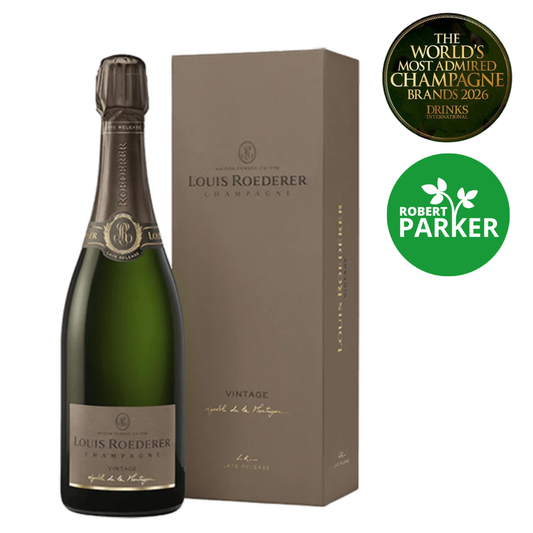 Louis Roederer Brut Vintage Late Release Deluxe Giftbox 750ml Champagne - Grand Vin Pte Ltd