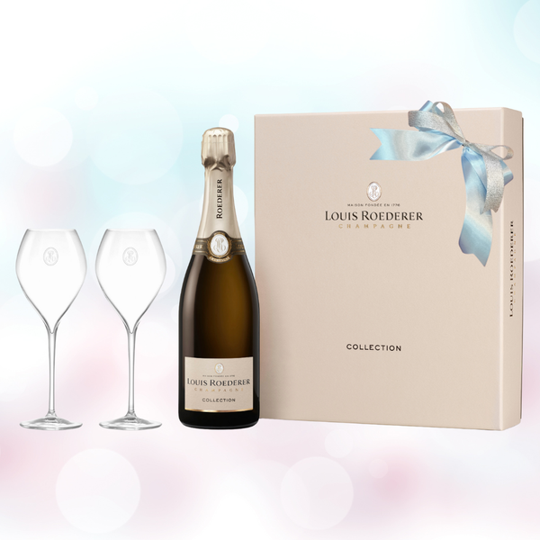 Louis Roederer Collection Brut MV (in Giftbox + 2 flutes) – Grand Louis Roederer Collection Brut MV (in Giftbox + 2 flutes) – Grand