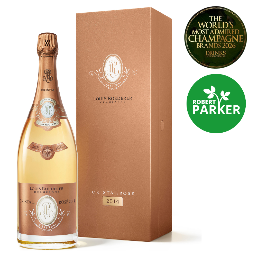 Louis Roederer Cristal Rose (Gift Box) 1500ml Champagne - Grand Vin Pte Ltd
