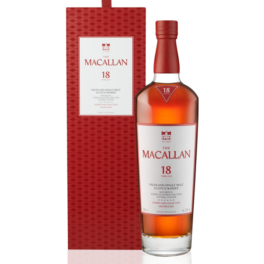 Macallan Sherry Oak 18 Years Old (2025 Release) 700ml Scotch Whisky