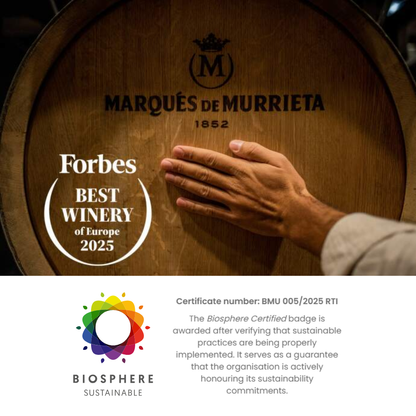 Marques de Murrieta - Forbes Best Winery 2025 and Biosphere Sustainable Cert