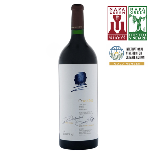 Opus One 1500ml Napa Valley Red Wine w Napa Green Dual Cert and IWCA Gold Member - Grand Vin Pte Ltd
