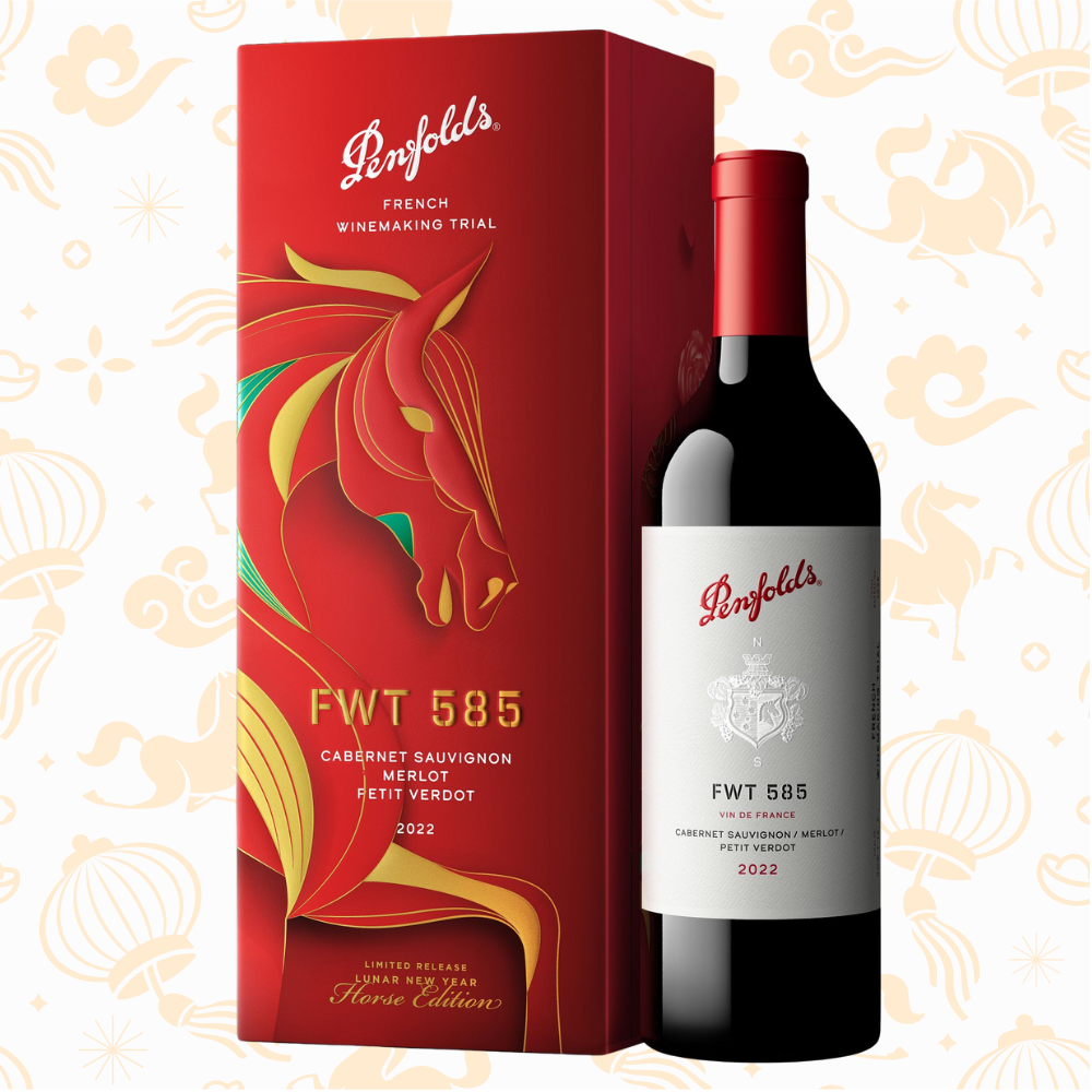 Penfolds FWT Bin 585 Cabernet Merlot (Limited Release HORSE Edition Giftbox) - Grand Vin Pte Ltd