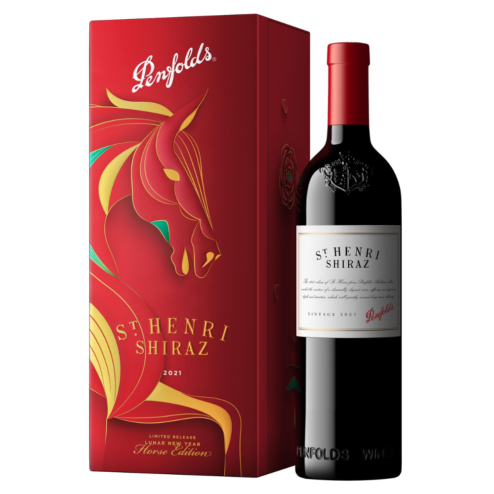 Penfolds St Henri Shiraz Giftbox 750ml Australian Red Wine - Grand Vin Pte Ltd