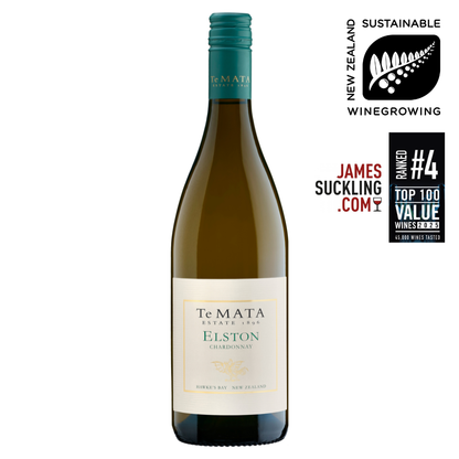 Te Mata Elston Chardonnay 750ml New Zealand White Wine - Grand Vin Pte Ltd