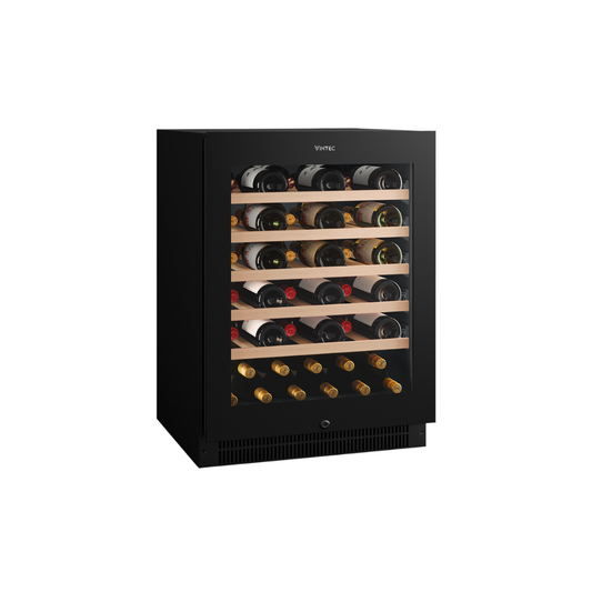 Vintec LUXE Single Zone Wine Cabinet VWS820SCB-X - Grand Vin Pte Ltd