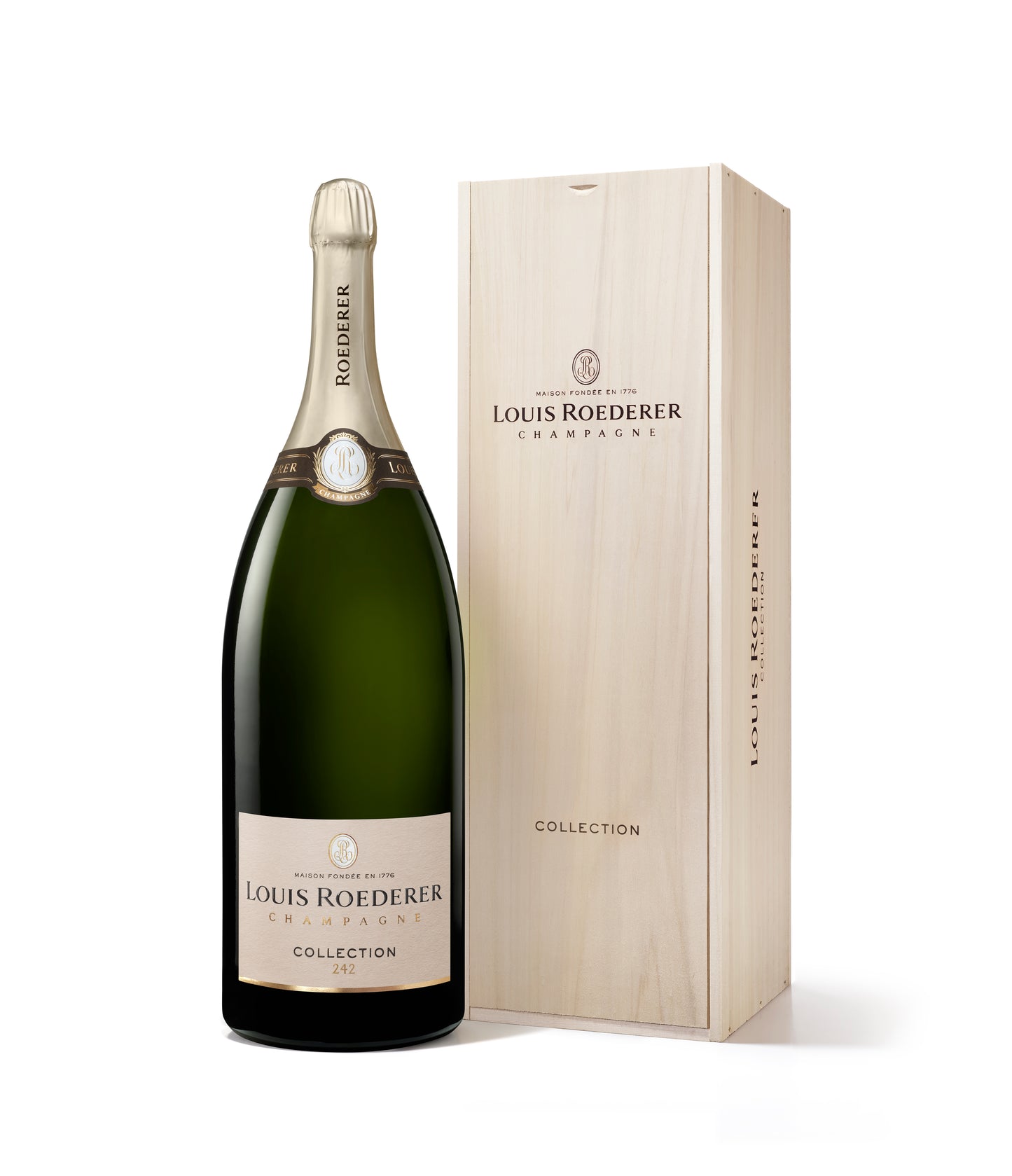 Louis Roederer Collection 242 Brut MV 6000ml (Wooden Gift Box)