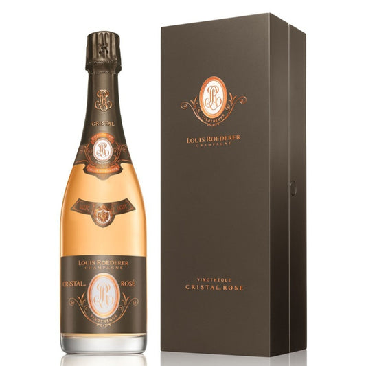 Louis Roederer Cristal Rose Vinotheque (Gift Box) - Grand Vin Pte Ltd